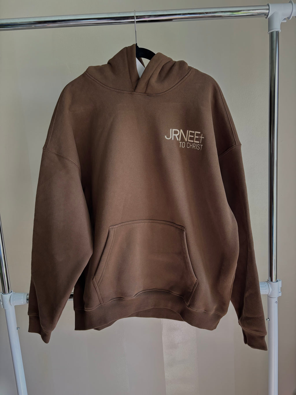 JRNEE Hoodie – To Christ (Brown)