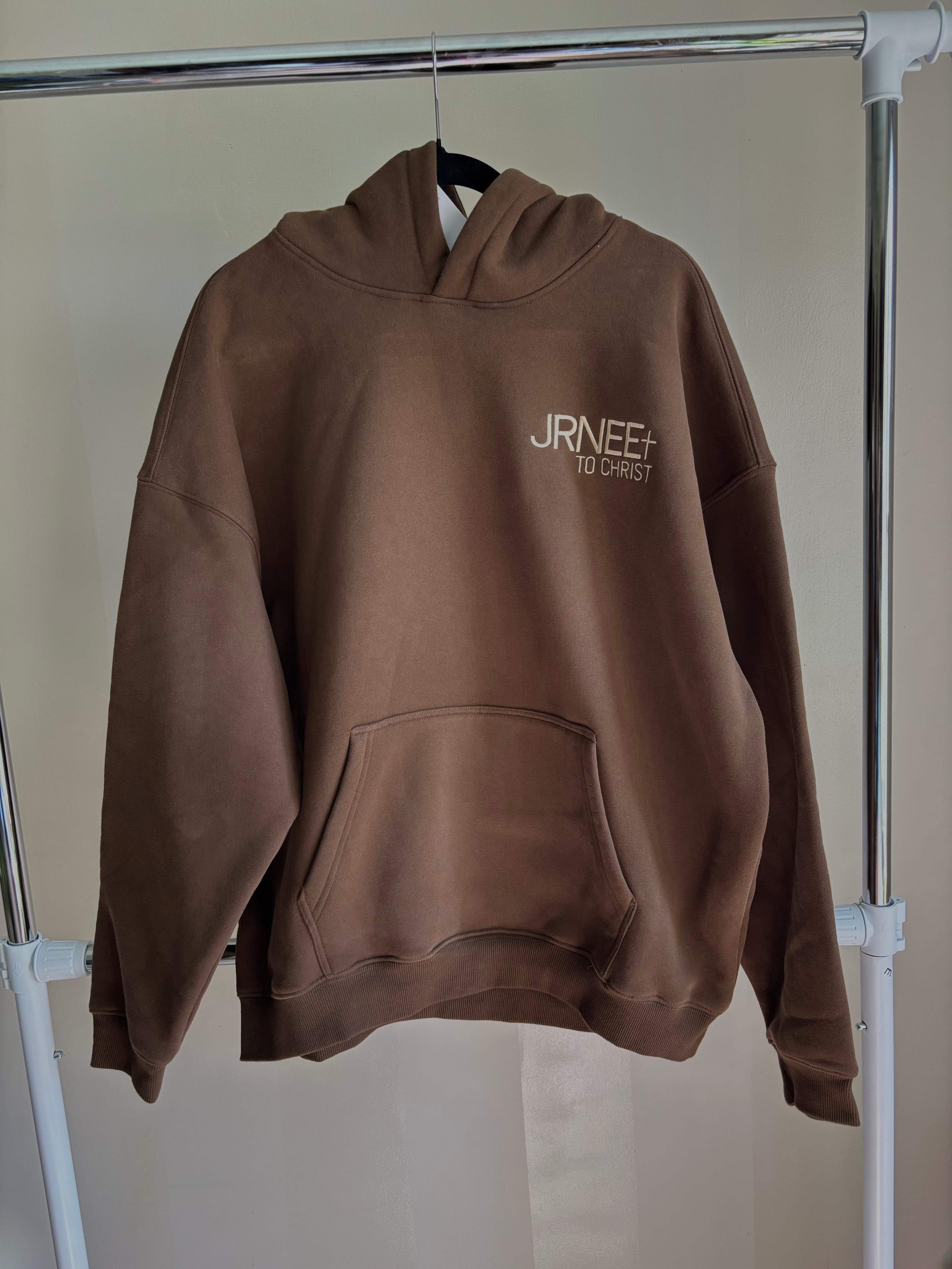 JRNEE Hoodie – To Christ (Brown)